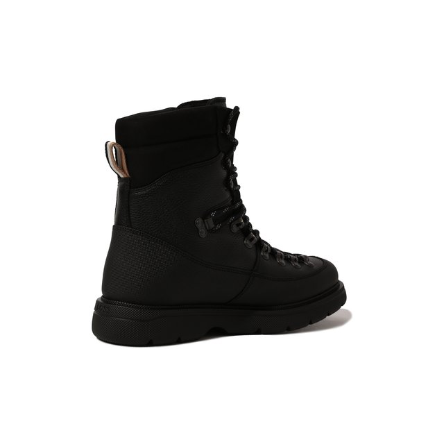 Кожаные ботинки BOSS 50481063, цвет чёрный, размер 41 - фото 5