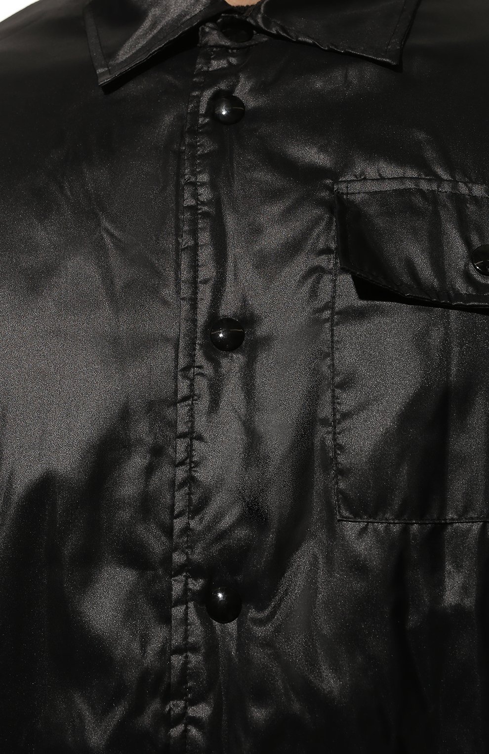 Мужская утепленная куртка DIEGO VENTURINO черного цвета, арт. FW22-DV JKT FKEBSC | Фото 5 (Кросс-КТ: Куртка; Рукава: Длинные; Материал внешний: Синтетический материал; Стили: Гранж; Мужское Кросс-КТ: утепленные куртки; Материал подклада: Синтетический материал; Длина (верхняя одежда): Короткие)