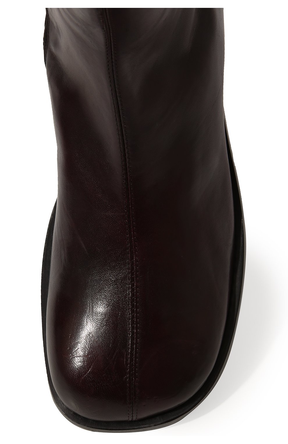 Мужские кожаные сапоги MATTIA CAPEZZANI бордового цвета, арт. M2121/FL0RENCE | Фото 6 (Материал внешний: Кожа; Материал внутренний: Натуральная кожа; Материал утеплителя: Без утеплителя; Мужское Кросс-КТ: Сапоги-обувь)