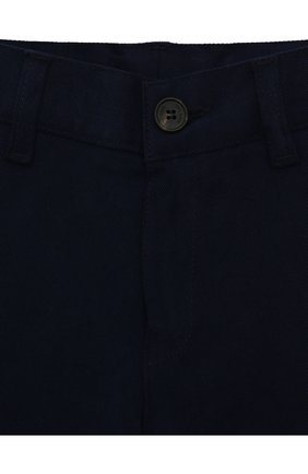 Детские хлопковые брюки DAL LAGO синего цвета, арт. N108/9302/4-6 | Фото 3 (Материал внешний: Хлопок; Стили: Классический)