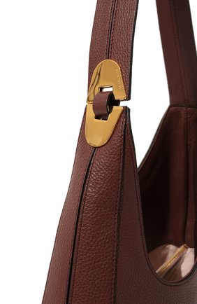 Женская сумка zelda COCCINELLE бордового цвета, арт. E1 MI2 13 01 01 | Фото 3 (Сумки-технические: Сумки top-handle; Размер: medium; Материал: Натуральная кожа)