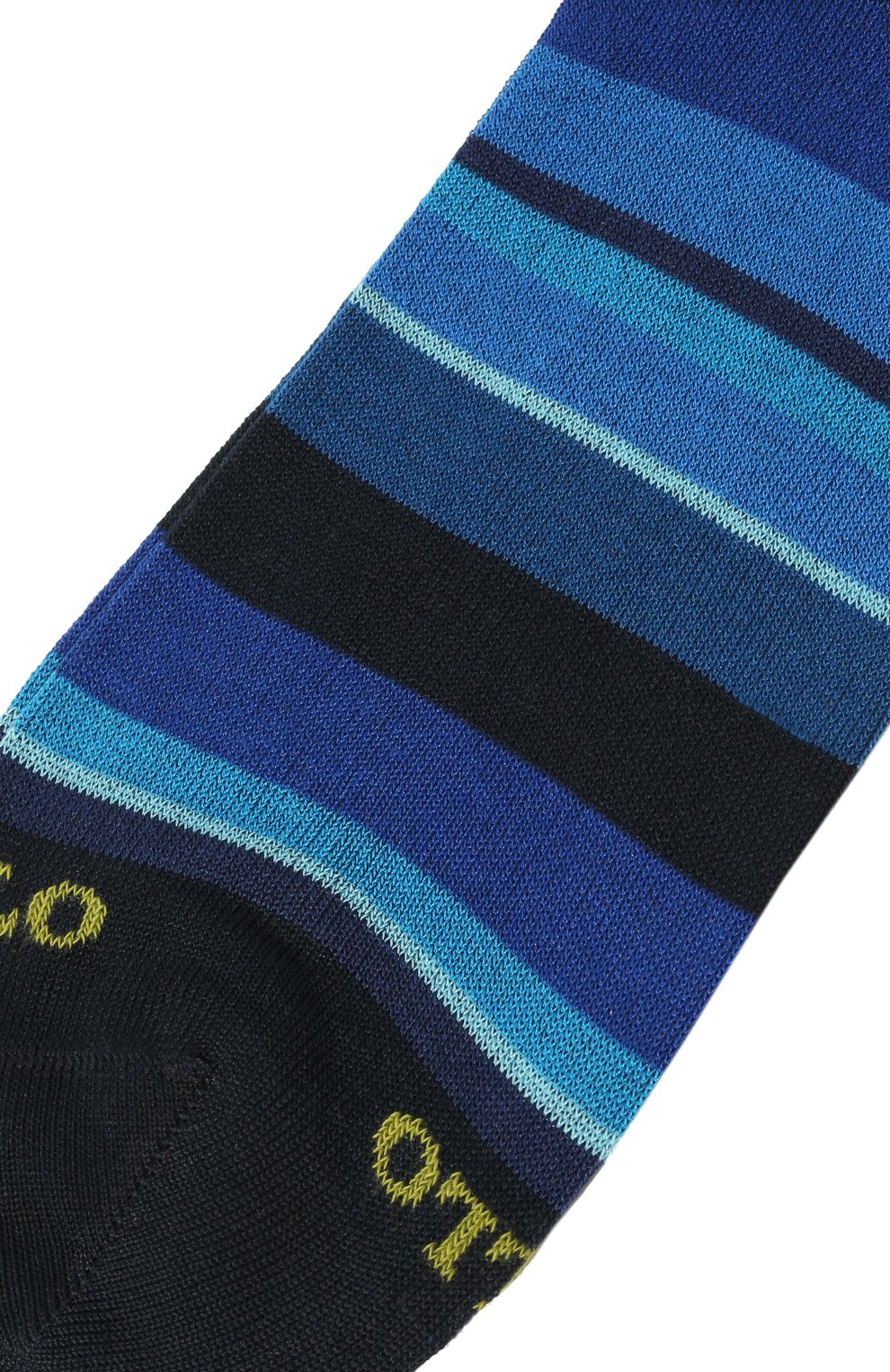 Мужские хлопковые носки GALLO синего цвета, арт. AP103480 | Фото 2 (Кросс-КТ: бельё; Материал внешний: Хлопок)
