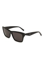 Женские солнцезащитные очки SAINT LAURENT черного цвета, арт. SL M104 002 | Фото 1 (Материал: Пластик; Тип очков: С/з; Очки форма: Квадратные)
