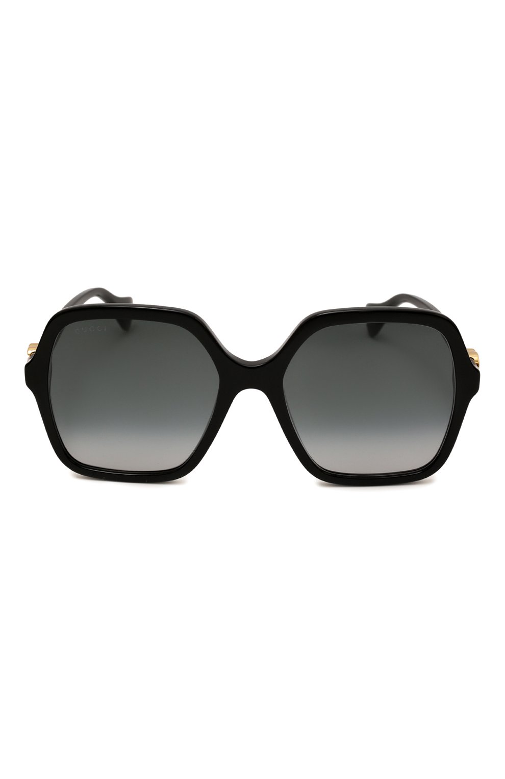 Женские солнцезащитные очки GUCCI черного цвета, арт. GG1072S 001 | Фото 3 (Материал: Пластик; Тип очков: С/з; Очки форма: Квадратные)