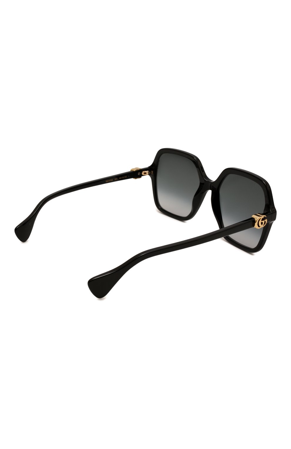 Женские солнцезащитные очки GUCCI черного цвета, арт. GG1072S 001 | Фото 4 (Материал: Пластик; Тип очков: С/з; Очки форма: Квадратные)