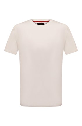 Мужская хлопковая футболка KITON белого цвета, арт. UK1165L | Фото 1 (Принт: Без принта; Рукава: Короткие; Длина (для топов): Стандартные; Материал внешний: Хлопок; Стили: Кэжуэл)