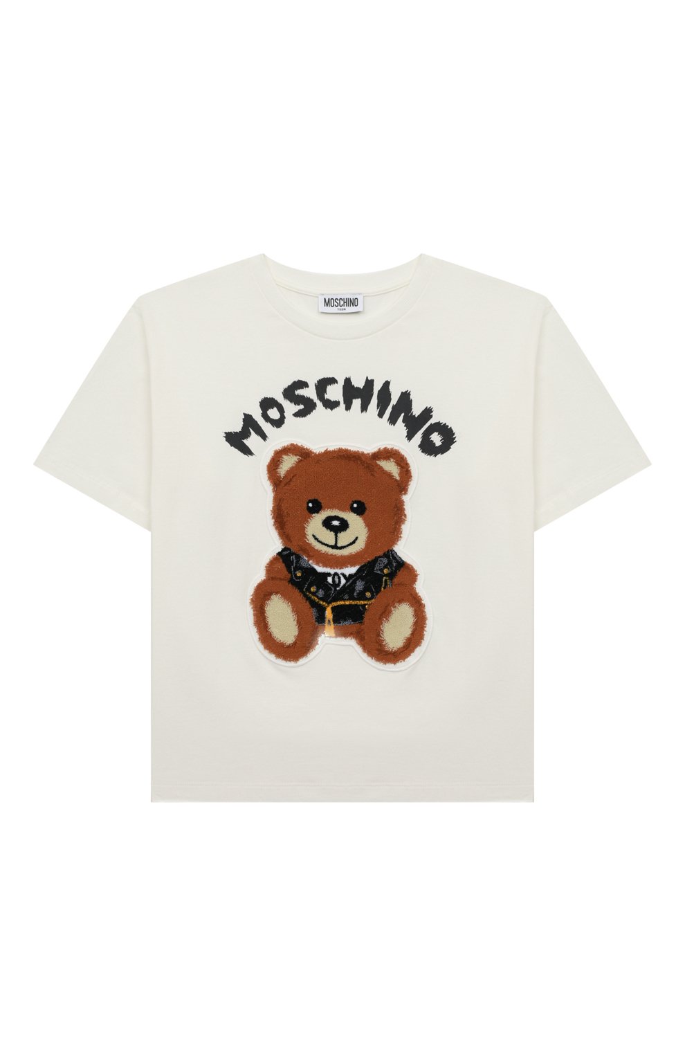Хлопковая футболка Moschino HUM03S/LBA12/4A-8A