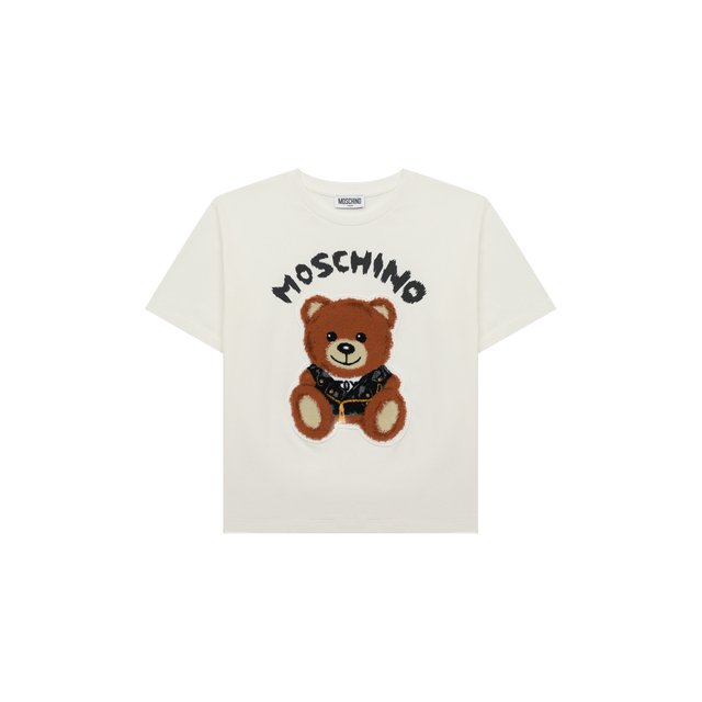 Хлопковая футболка Moschino HUM03S/LBA12/4A-8A