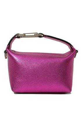 Женская сумка moonbag mini EERA фуксия цвета, арт. TMLAFH | Фото 1 (Материал: Натуральная кожа; Размер: mini; Ремень/цепочка: На ремешке; Сумки-технические: Сумки top-handle)