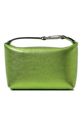Женская сумка moonbag small EERA салатового цвета, арт. MBLAGR | Фото 6 (Сумки-технические: Сумки top-handle; Материал: Натуральная кожа; Размер: small)