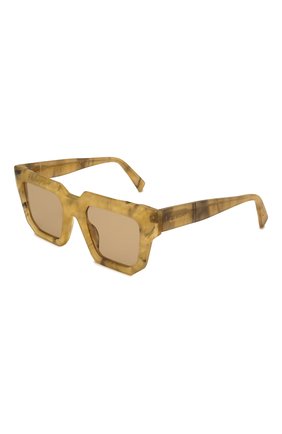 Женские солнцезащитные очки gia/rhw GIABORGHINI бежевого цвета по цене 34650 руб., арт. R0SIE R03 | Фото 1