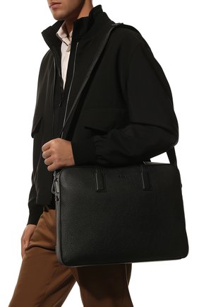 Кожаная сумка для ноутбука | Фото №2