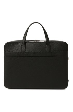 Мужская кожаная сумка для ноутбука BOSS черного цвета по цене 0 руб., арт. 50481309 | Фото 6 Мужская кожаная сумка для ноутбука BOSS черного цвета, арт. 50481309 | Фото 6 (Материал: Натуральная кожа; Ремень/цепочка: На ремешке; Размер: large)