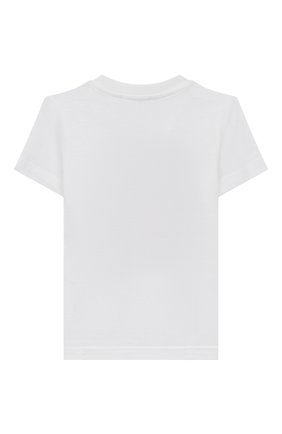 Детский хлопковая футболка DIESEL белого цвета, арт. K00252-00YI9 | Фото 2