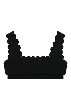 Детского бра-топ MARYSIA BUMBY черного цвета, арт. BT032 | Фото 1 (Материал внешний: Синтетический материал; Девочки Кросс-КТ: Бра-пляж)