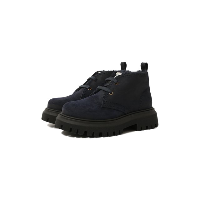 Кожаные ботинки Dolce & Gabbana DA5091/AC051/24-28