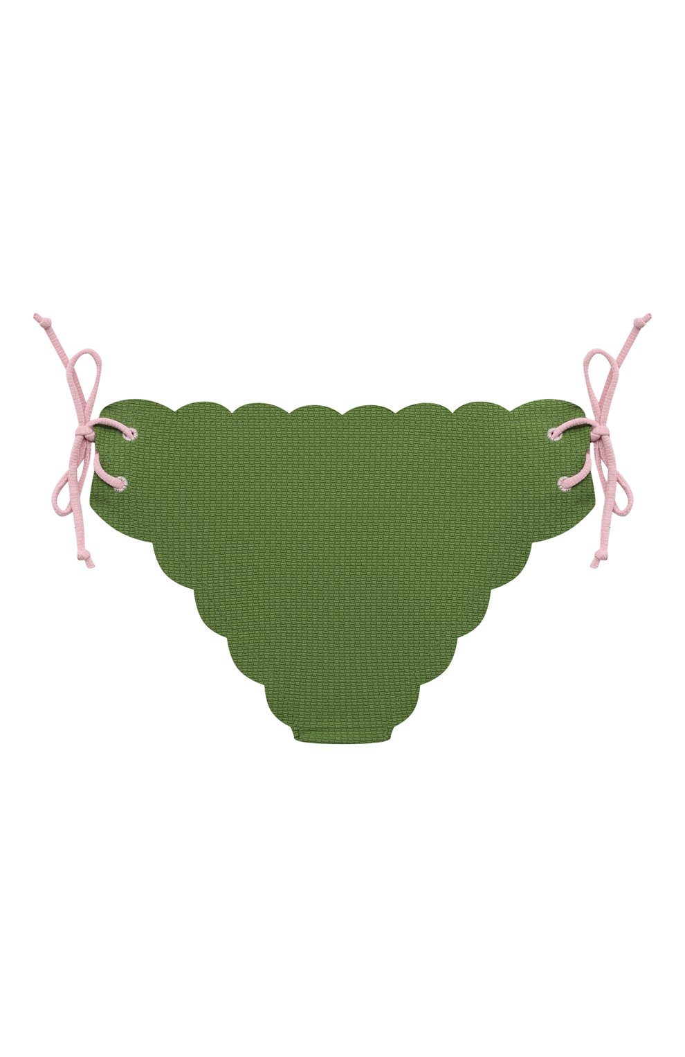 Детского плавки-бикини MARYSIA BUMBY зеленого цвета, арт. BB039 | Фото 2 (Материал внешний: Синтетический материал; Девочки Кросс-КТ: Плавки-пляж)
