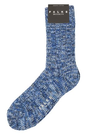 Мужские хлопковые носки FALKE синего цвета, арт. 12430. | Фото 1