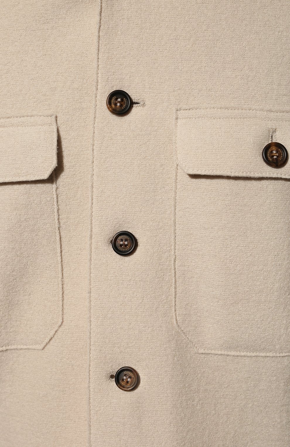 Мужская шерстяная куртка ELEVENTY светло-бежевого цвета, арт. F70GIAF04 TES0F139 | Фото 5 (Кросс-КТ: Куртка; Мужское Кросс-КТ: шерсть и кашемир; Материал внешний: Шерсть; Рукава: Длинные; Длина (верхняя одежда): Короткие; Стили: Кэжуэл)
