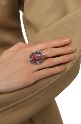 Женские кольцо royal star QUEENSBEE разноцветного цвета, арт. 101385 | Фото 2