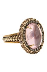 Женское кольцо moonstone QUEENSBEE розового цвета, арт. 102215 | Фото 1 (Материал: Серебро)
