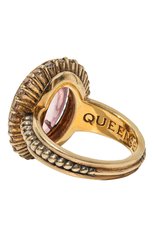 Женское кольцо moonstone QUEENSBEE розового цвета, арт. 102215 | Фото 3 (Материал: Серебро)