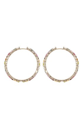 Женские радужные серьги-кольца SECRETS JEWELRY разноцветного цвета, арт. РСКС400131 | Фото 1