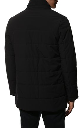 Мужская утепленная куртка WATERVILLE темно-синего цвета, арт. N0EL/652 | Фото 4 (Кросс-КТ: Куртка; Рукава: Длинные; Длина (верхняя одежда): До середины бедра; Материал внешний: Синтетический материал; Мужское Кросс-КТ: утепленные куртки; Материал подклада: Хлопок; Стили: Кэжуэл)