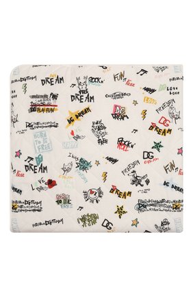 Детского хлопковое одеяло DOLCE & GABBANA белого цвета по цене 34350 руб., арт. LNJA88/G7E90 | Фото 2 Детского хлопковое одеяло DOLCE & GABBANA белого цвета, арт. LNJA88/G7E90 | Фото 2