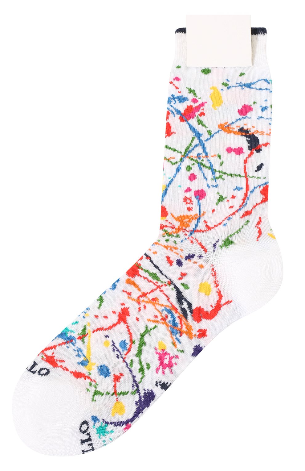 Мужские хлопковые носки GALLO разноцветного цвета, арт. AP512660 | Фото 1 (Кросс-КТ: бельё; Материал внешний: Хлопок)