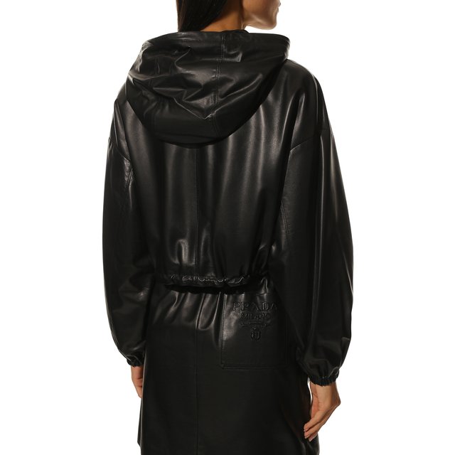 фото Кожаная куртка prada