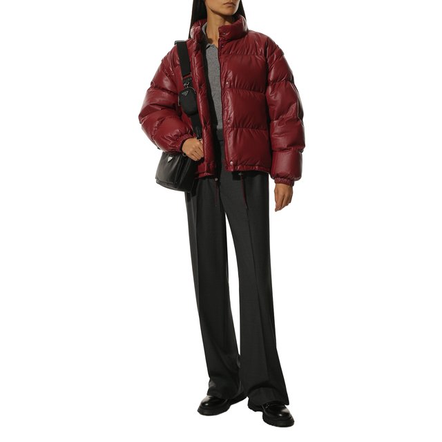 фото Кожаный пуховик prada