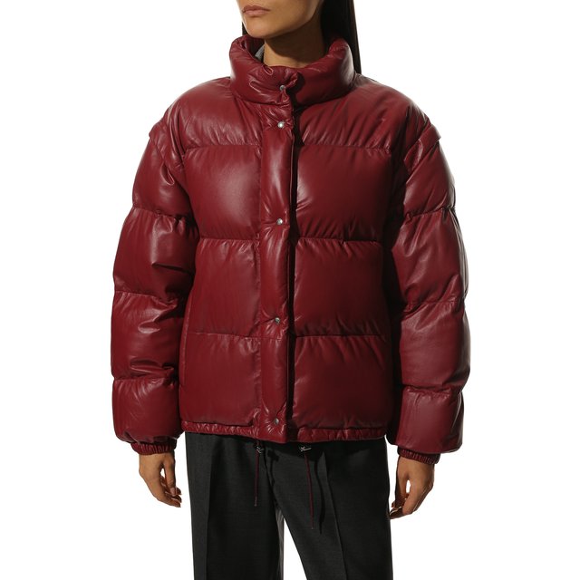 фото Кожаный пуховик prada