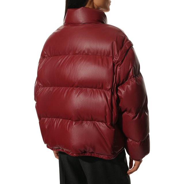 фото Кожаный пуховик prada