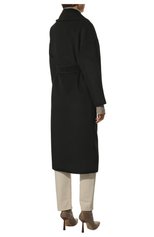 Женское шерстяное пальто VICTORIA ANDREYANOVA че�рного цвета, арт. A-FW22-9327-2 | Фото 4 (Материал внешний: Шерсть; Рукава: Длинные; Длина (верхняя одежда): Длинные; 1-2-бортные: Однобортные; Материал подклада: Вискоза; Стили: Кэжуэл)