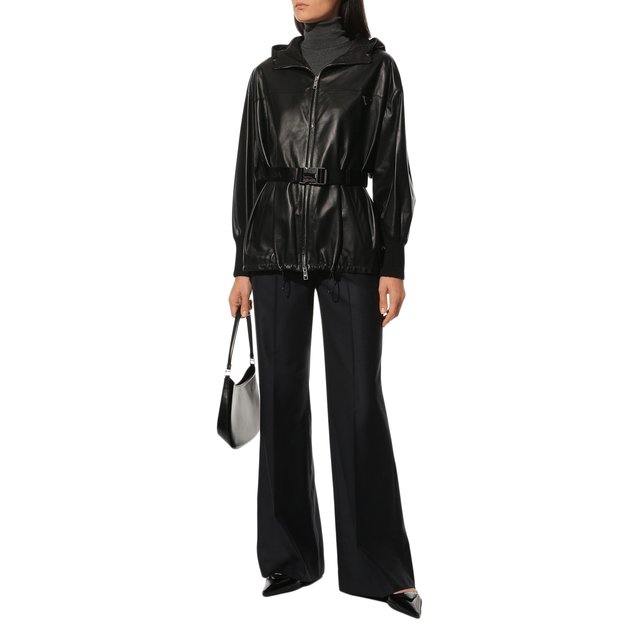 фото Кожаная куртка prada