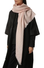 Женская палантин из шерсти и шелка PRADA розового цвета, арт. 2FS034-2FK8-F0V4C | Фото 3 (Материал: Текстиль, Шерсть, Шелк)