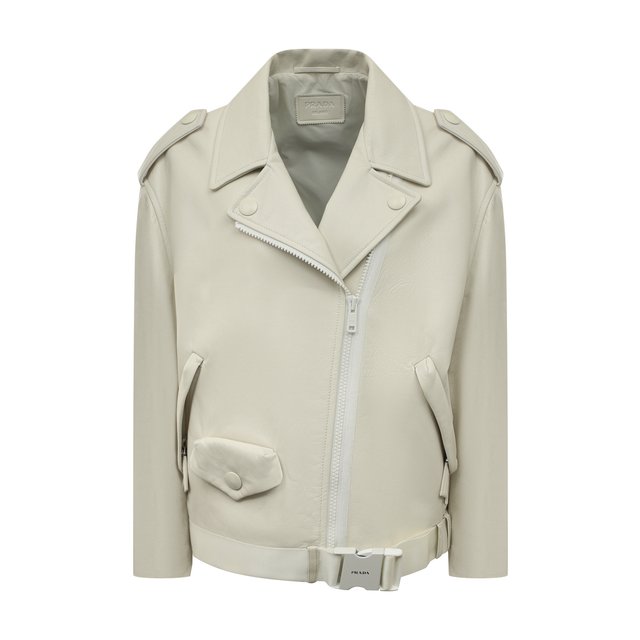 фото Кожаная куртка prada