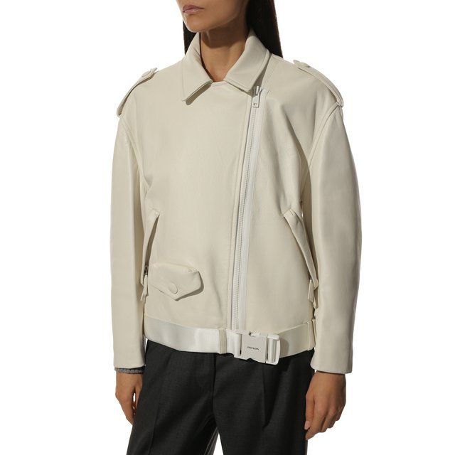 фото Кожаная куртка prada