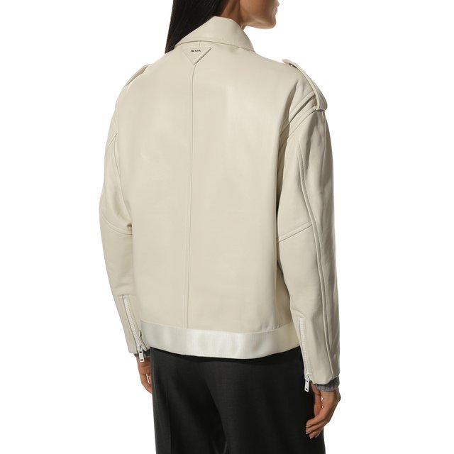 фото Кожаная куртка prada