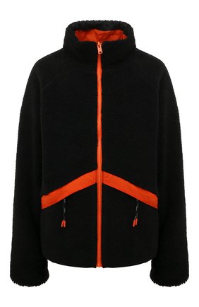 Женская куртка WOOLRICH черного цвета, арт. CFWWSW0086FR/UT2958 | Фото 1 (Кросс-КТ: Куртка; Рукава: Длинные; Материал внешний: Синтетический материал; Стили: Спорт-шик; Материал подклада: Синтетический материал; Длина (верхняя одежда): Короткие)