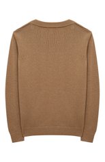 Детский шерстяной пуловер BALMAIN  цвета, арт. 6R9O20 | Фото 2 (Девочки Кросс-КТ: Пуловер-одежда; Материал внешний: Шерсть; Рукава: Длинные)