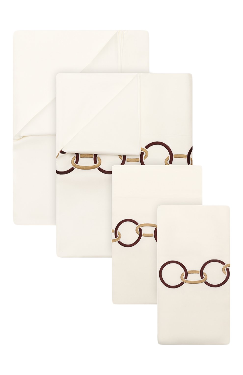 Комплект постельного белья FRETTE бордового цвета, арт. FR6568 E3491 220B | Фото 1