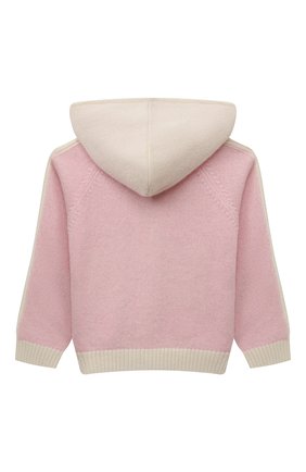 Детский комплект из кардигана с брюками BABY T светло-розового цвета по цене 15800 руб., арт. 22AIC825TZ/1M-9M | Фото 3 Детский комплект из кардигана с брюками BABY T светло-розового цвета, арт. 22AIC825TZ/1M-9M | Фото 3