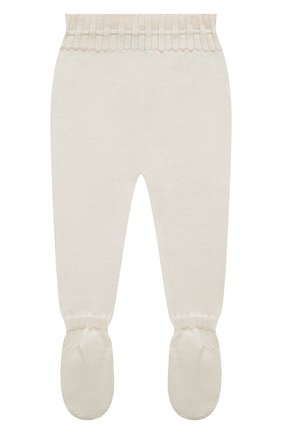 Детский комплект из кардигана и ползунков BABY T белого цвета по цене 7605 руб., арт. 22AI115C/1M-12M | Фото 5 Детский комплект из кардигана и ползунков BABY T белого цвета, арт. 22AI115C/1M-12M | Фото 5