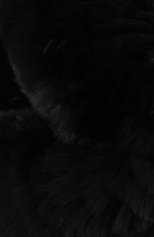 Женская повязка на голову из меха к ролика YVES SALOMON черного цвета, арт. 23WAA100XXKREX | Фото 4 (Материал: Натуральный мех)