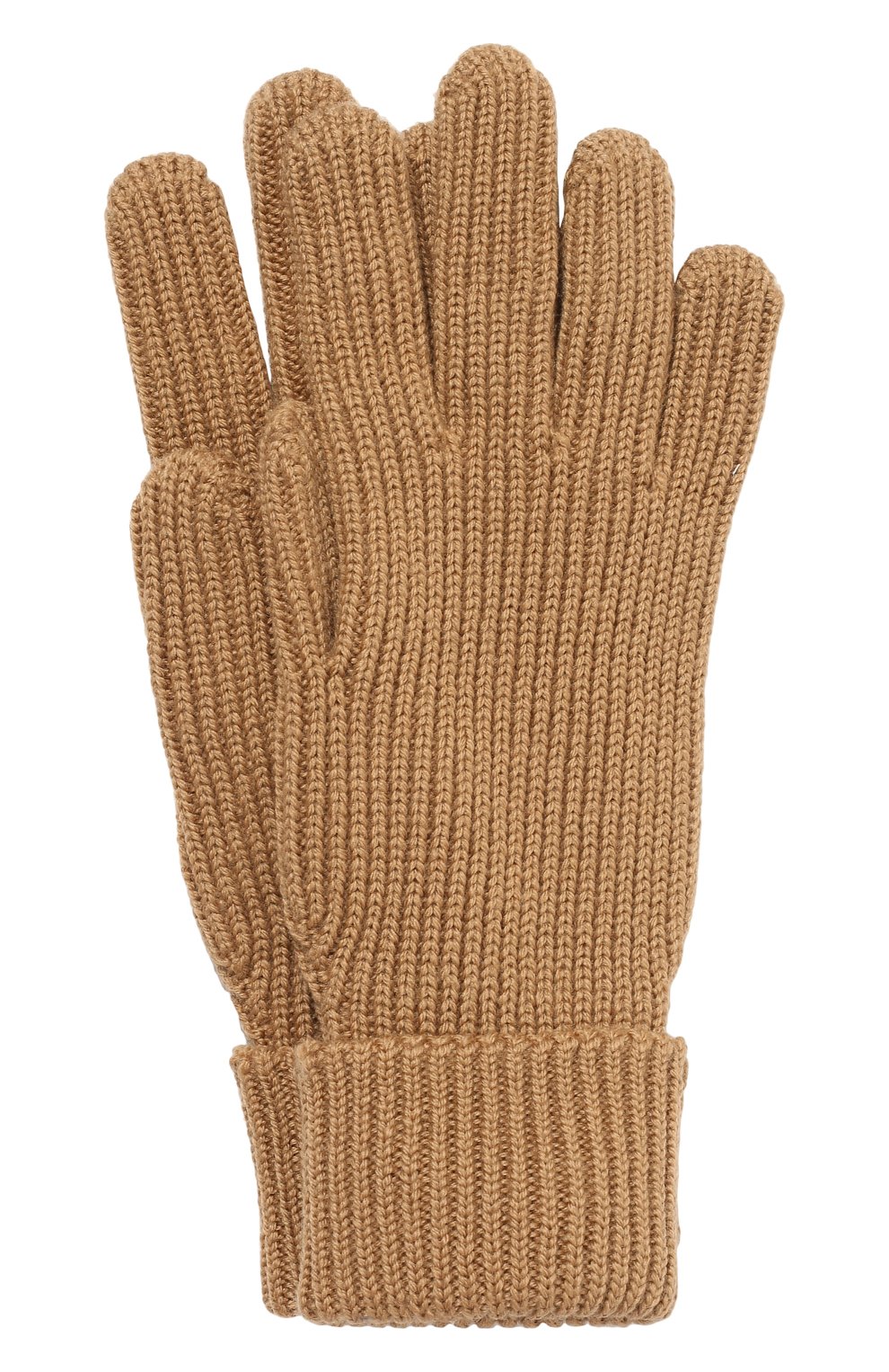 Мужские шерстяные перчатки WOOLRICH бежевого цвета, арт. CFW0AC0168MR/UF0663 | Фото 1 (Материал: Текстиль, Шерсть; Кросс-КТ: Трикотаж)