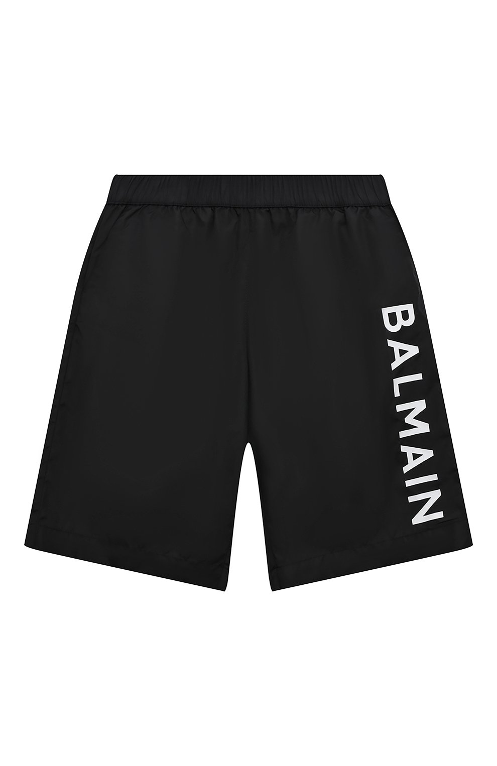 Детские плавки-шорты BALMAIN черного цвета, арт. 6RCO09 | Фото 1 (Кросс-КТ: Пляж; Материал внешний: Синтетический материал)