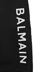 Детские плавки-шорты BALMAIN черного цвета, арт. 6RCO09 | Фото 3 (Кросс-КТ: Пляж; Материал внешний: Синтетический материал)