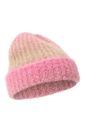 Детского шерстяная шапка IL GUFO розового цвета, арт. A22E0329EM433 | Фото 1 (Материал: Текстиль, Шерсть, Синтетический материал)